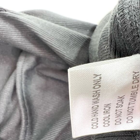 Princess Polly Mini Dress Womens Black US 6 Classic Cut-out Long Sleeve NWT - Picture 8 of 11